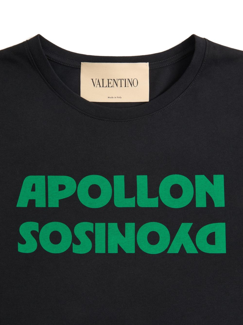 Cotton T-Shirt With Apollon/Dyonisos Print 9V3MG16PB6E 0RF VALENTINO GARAVANI 