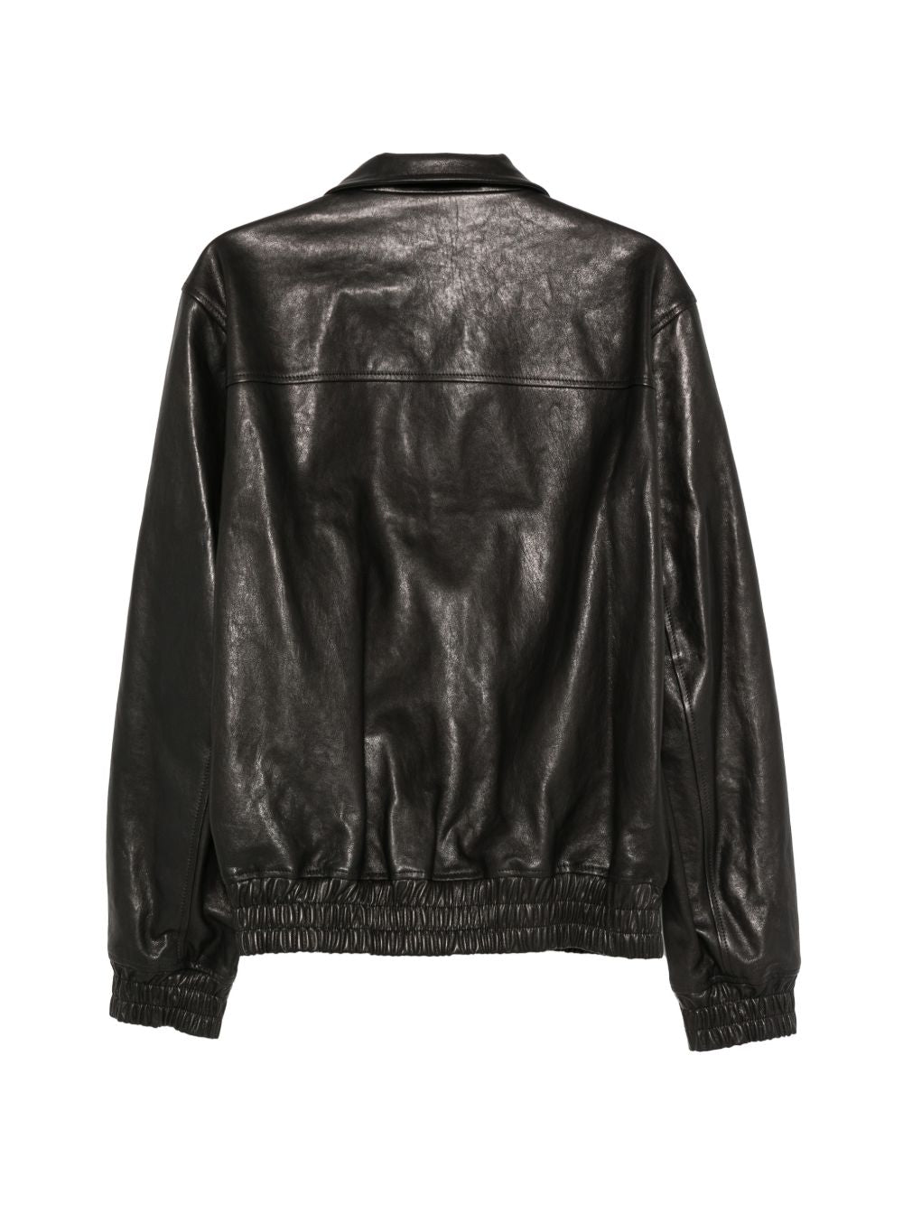 Full-zip leather jacket 9V3NA03GBL0 0NO VALENTINO GARAVANI 