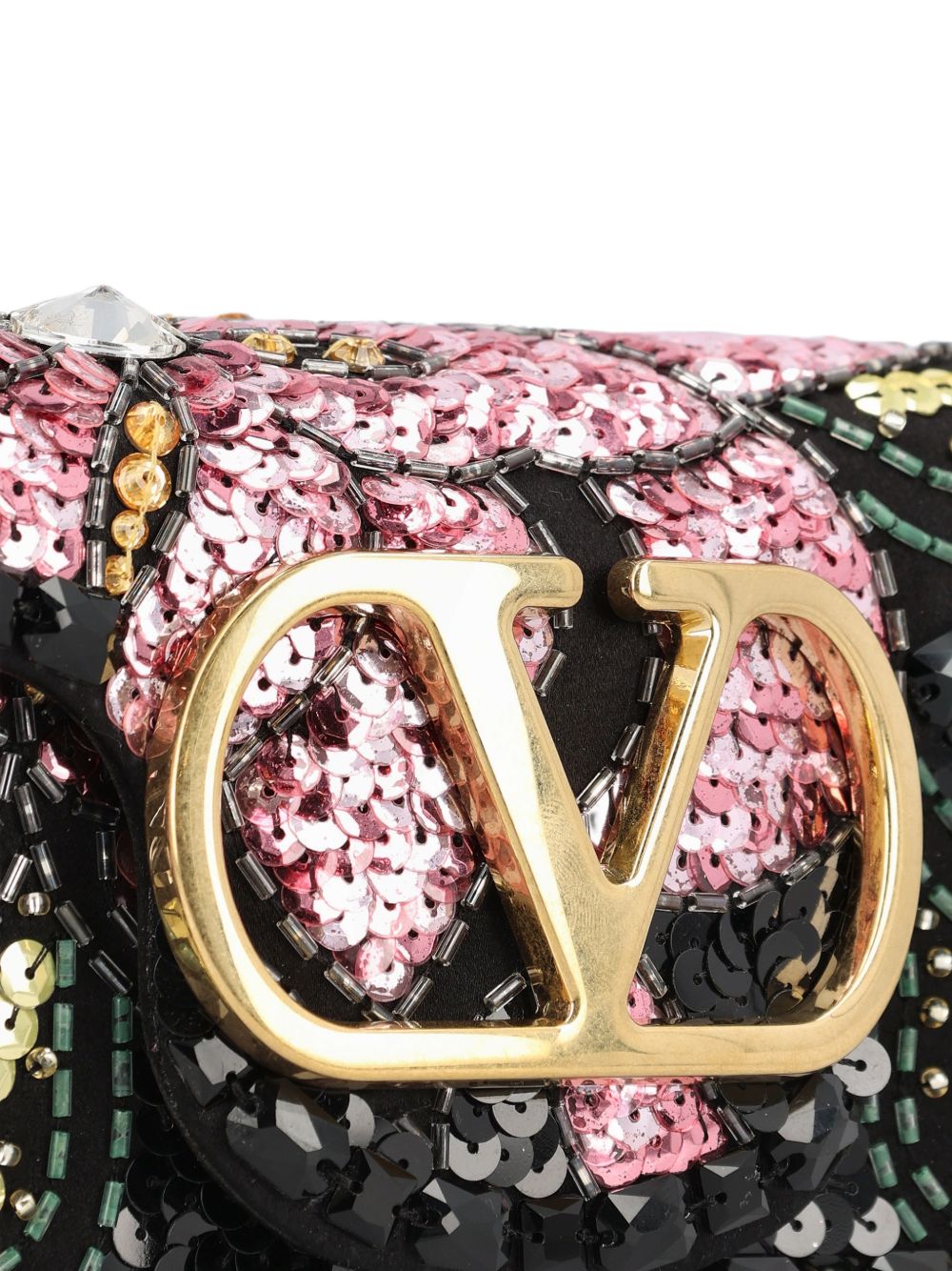 Locò Small Embroidered Shoulder Bag 9W2B0K53DLF N96 VALENTINO GARAVANI 