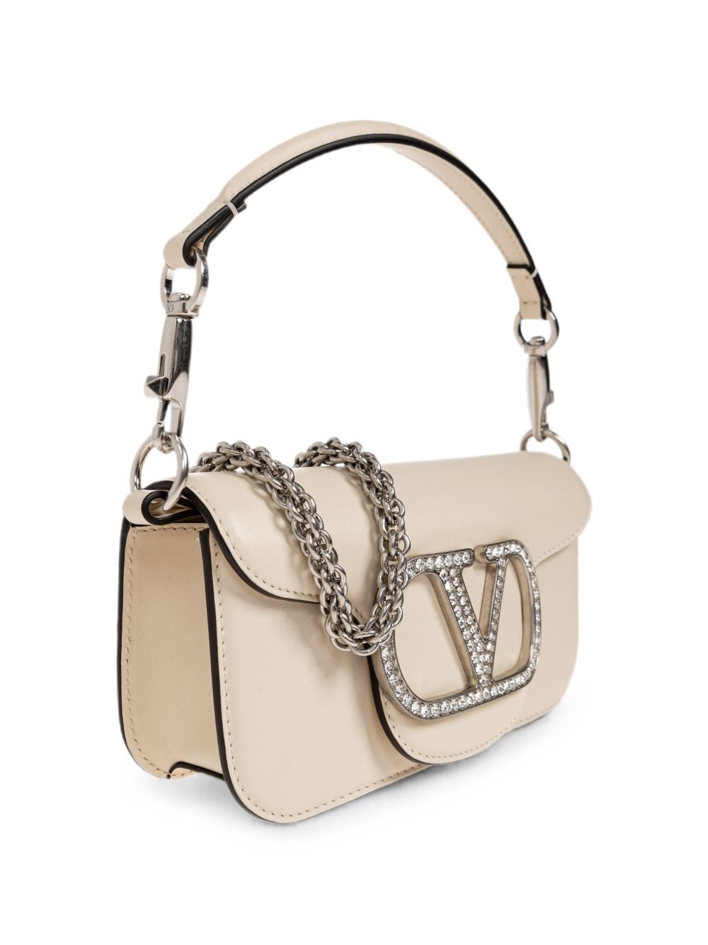 Locò Small Shoulder Bag With Jewel Logo 9W2B0K53UTF 7NX VALENTINO GARAVANI 