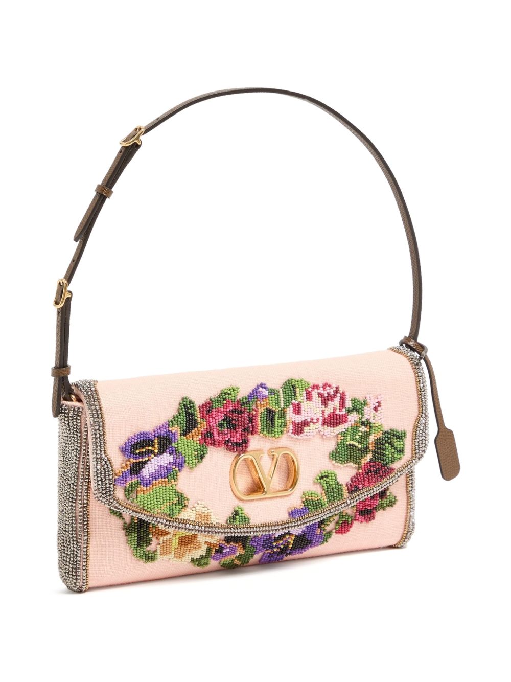 Devain Embroidered Small Shoulder Bag 9W2B0T32LBH AR2 VALENTINO GARAVANI 