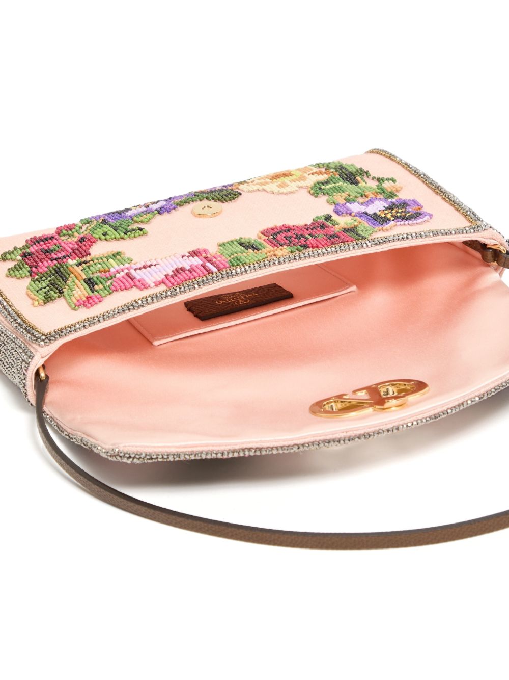 Devain Embroidered Small Shoulder Bag 9W2B0T32LBH AR2 VALENTINO GARAVANI 