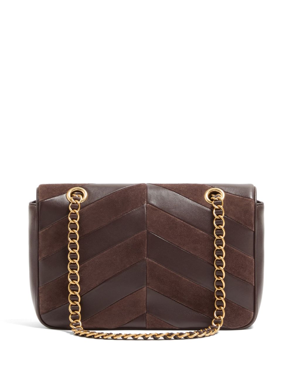 Djuna Medium Chain Bag In Suede And Nappa With Chevron Pattern 9W2B0T55TIE 0ES VALENTINO GARAVANI 