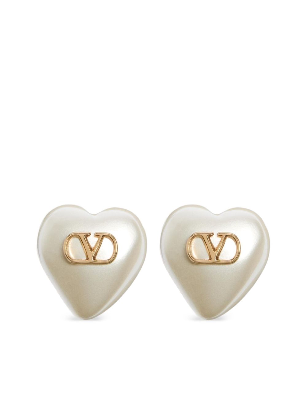 Vlogo Signature Metal And Pearl Earrings 9W2J0BM2UXM R5G VALENTINO GARAVANI 