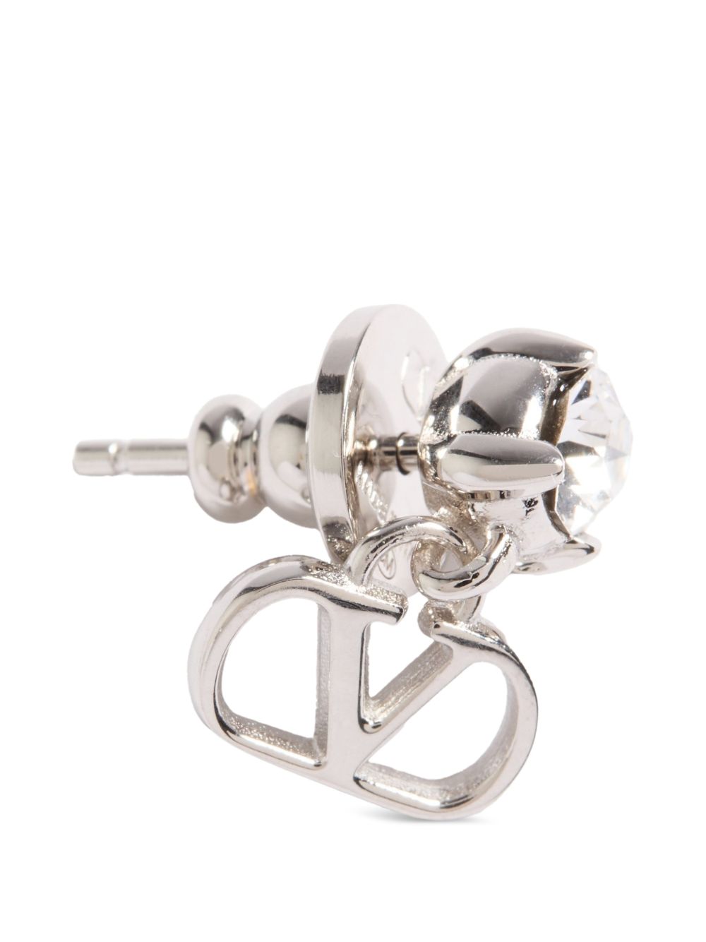 VLogo Signature earrings in metal and Swarovski crystals 9W2J0BV7QEU DFH VALENTINO GARAVANI 