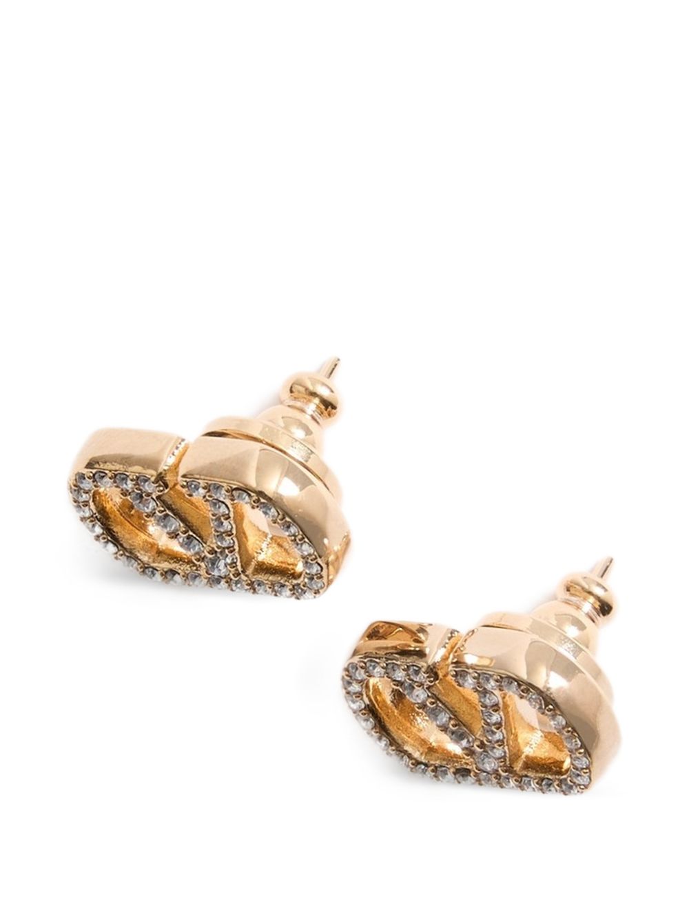 Vlogo Signature Earrings In Metal And Swarovski® Crystals 9W2J0BV8YCW 9MN VALENTINO GARAVANI 