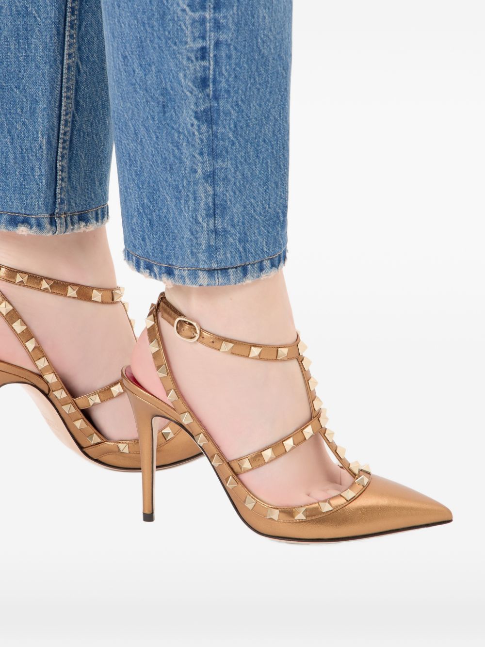 Rockstud Pump In Laminated Nappa Leather 9W2S0393QKH 3UM VALENTINO GARAVANI 