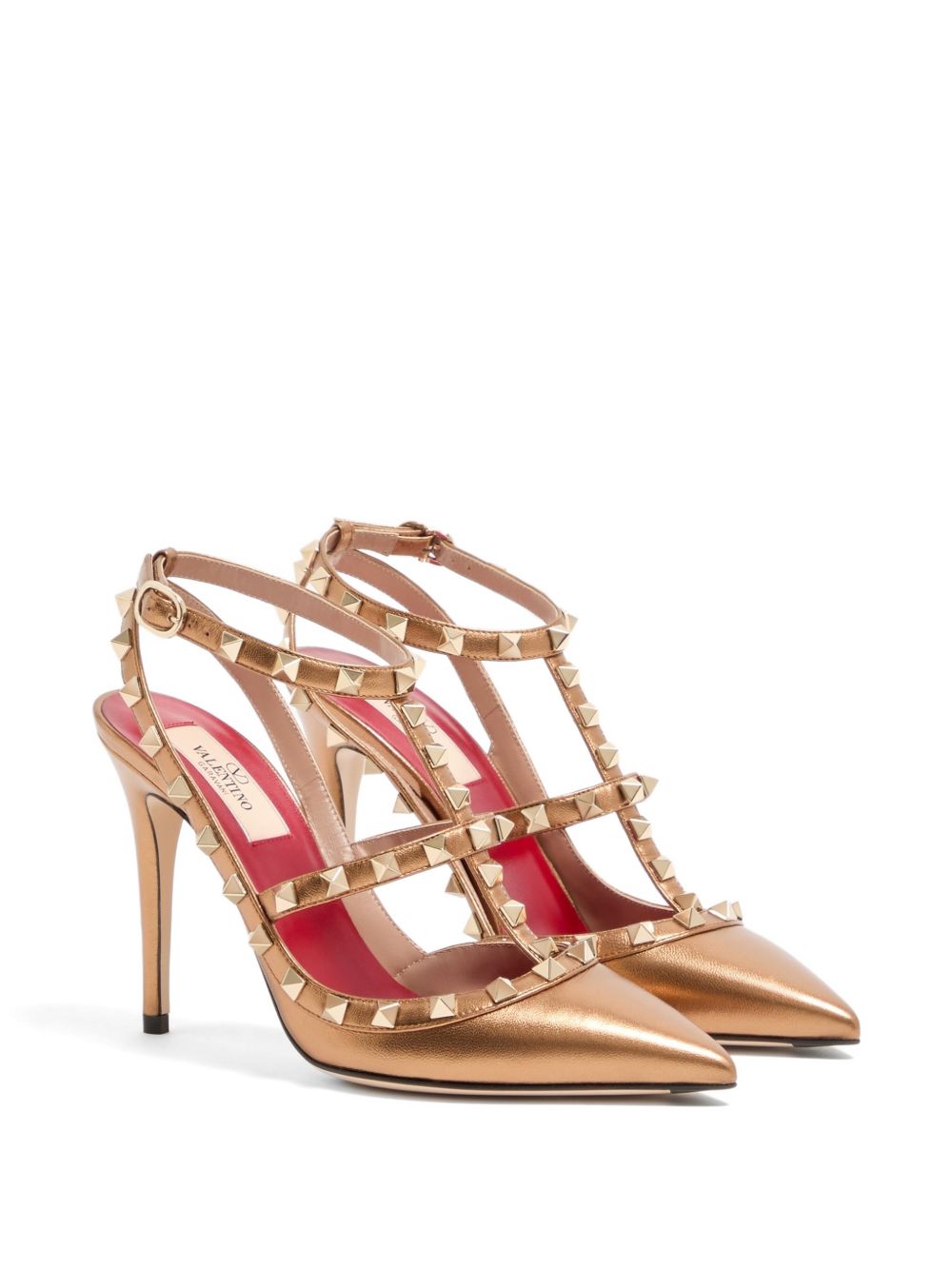 Rockstud Pump In Laminated Nappa Leather 9W2S0393QKH 3UM VALENTINO GARAVANI 