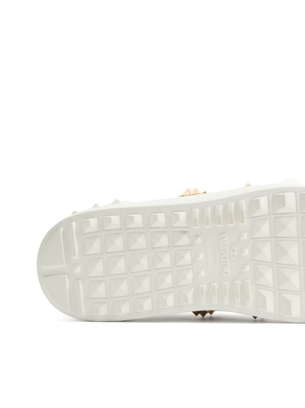 Rockstud Untitled Sneaker in Calfskin with Split Leather Band 9W2S0A01ZBV 3DZ VALENTINO GARAVANI 