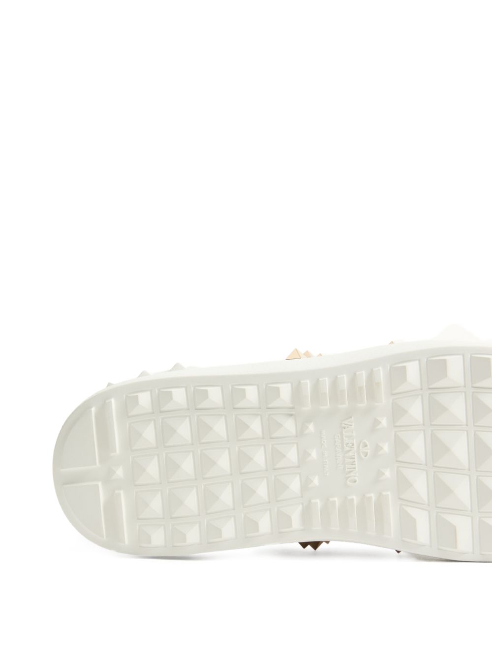 Rockstud Untitled Sneaker in Calfskin with Split Leather Band 9W2S0A01ZBV 3FB VALENTINO GARAVANI 