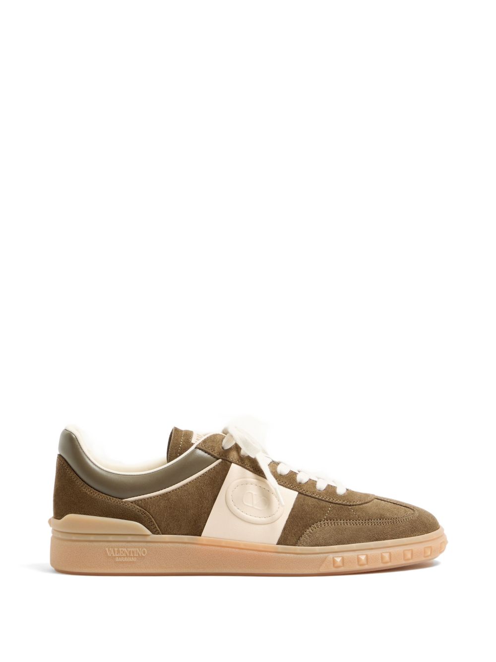 Upvillage Low Top Trainer In Split Leather And Calfskin Nappa Leather 9Y2S0H77LAL 2AH VALENTINO GARAVANI 