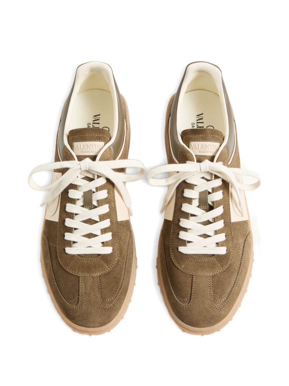 Upvillage Low Top Trainer In Split Leather And Calfskin Nappa Leather 9Y2S0H77LAL 2AH VALENTINO GARAVANI 