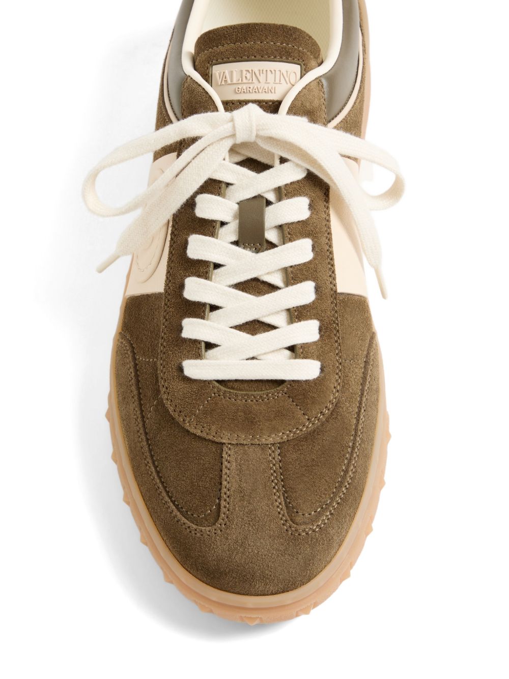 Upvillage Low Top Trainer In Split Leather And Calfskin Nappa Leather 9Y2S0H77LAL 2AH VALENTINO GARAVANI 