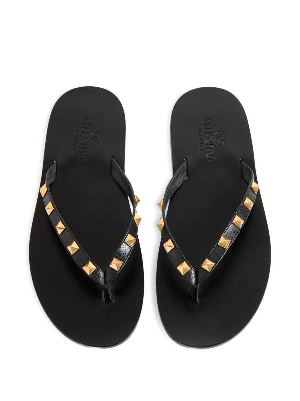 Rockstud Goatskin Flip-Flops 9Y2S0O16UIS 0NO VALENTINO GARAVANI 