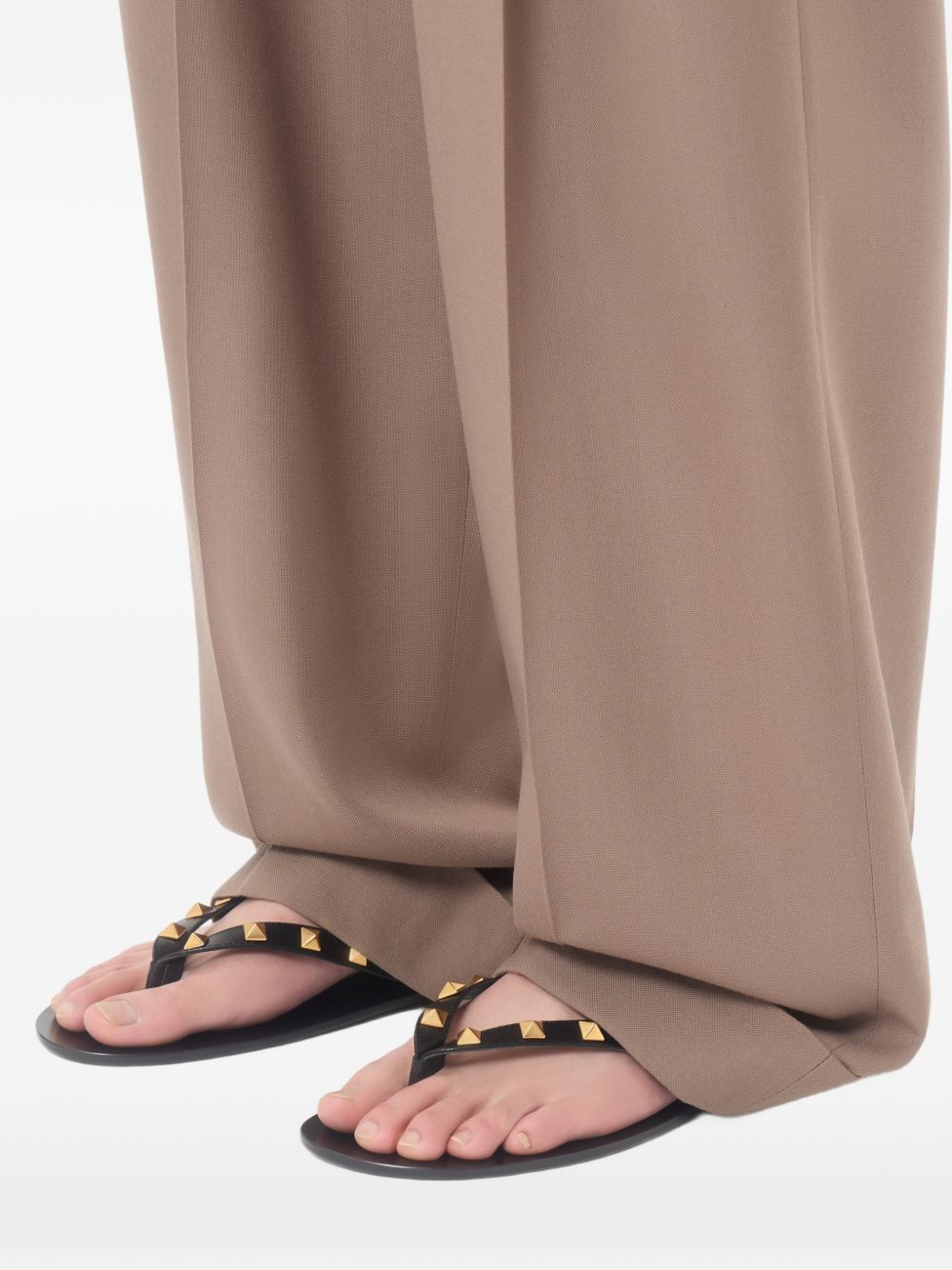 Rockstud Goatskin Flip-Flops 9Y2S0O16UIS 0NO VALENTINO GARAVANI 