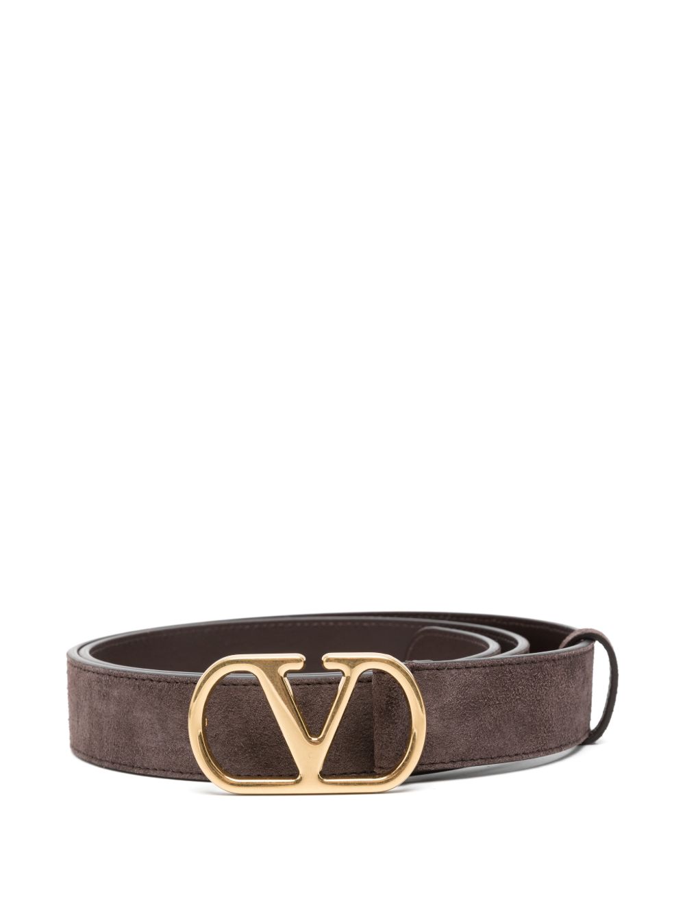 VLogo Signature Belt In Suede 9Y2T0SM3MXA 0TO VALENTINO GARAVANI 