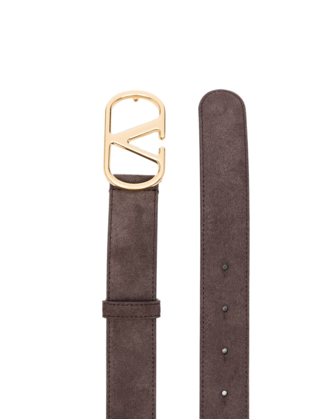 VLogo Signature Belt In Suede 9Y2T0SM3MXA 0TO VALENTINO GARAVANI 