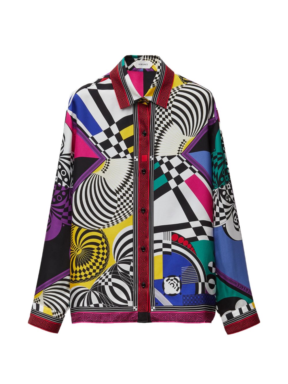 Teatro Foulard print twill shirt 1024221 1A192885X000 VERSACE 