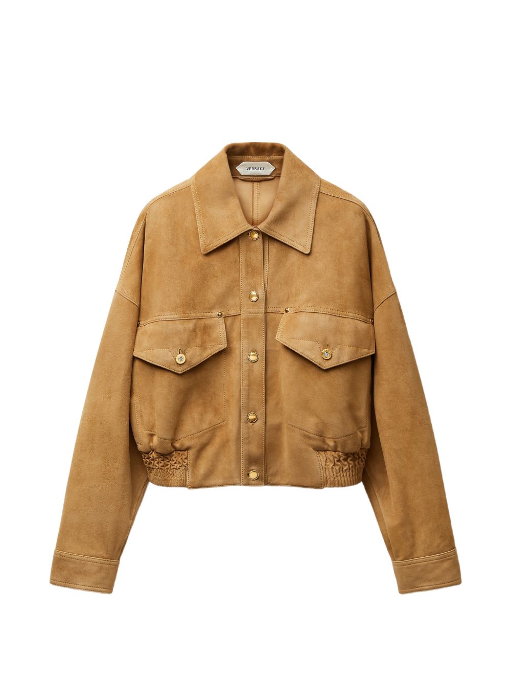 Suede Blouson 1025704 1A183801K230 VERSACE 