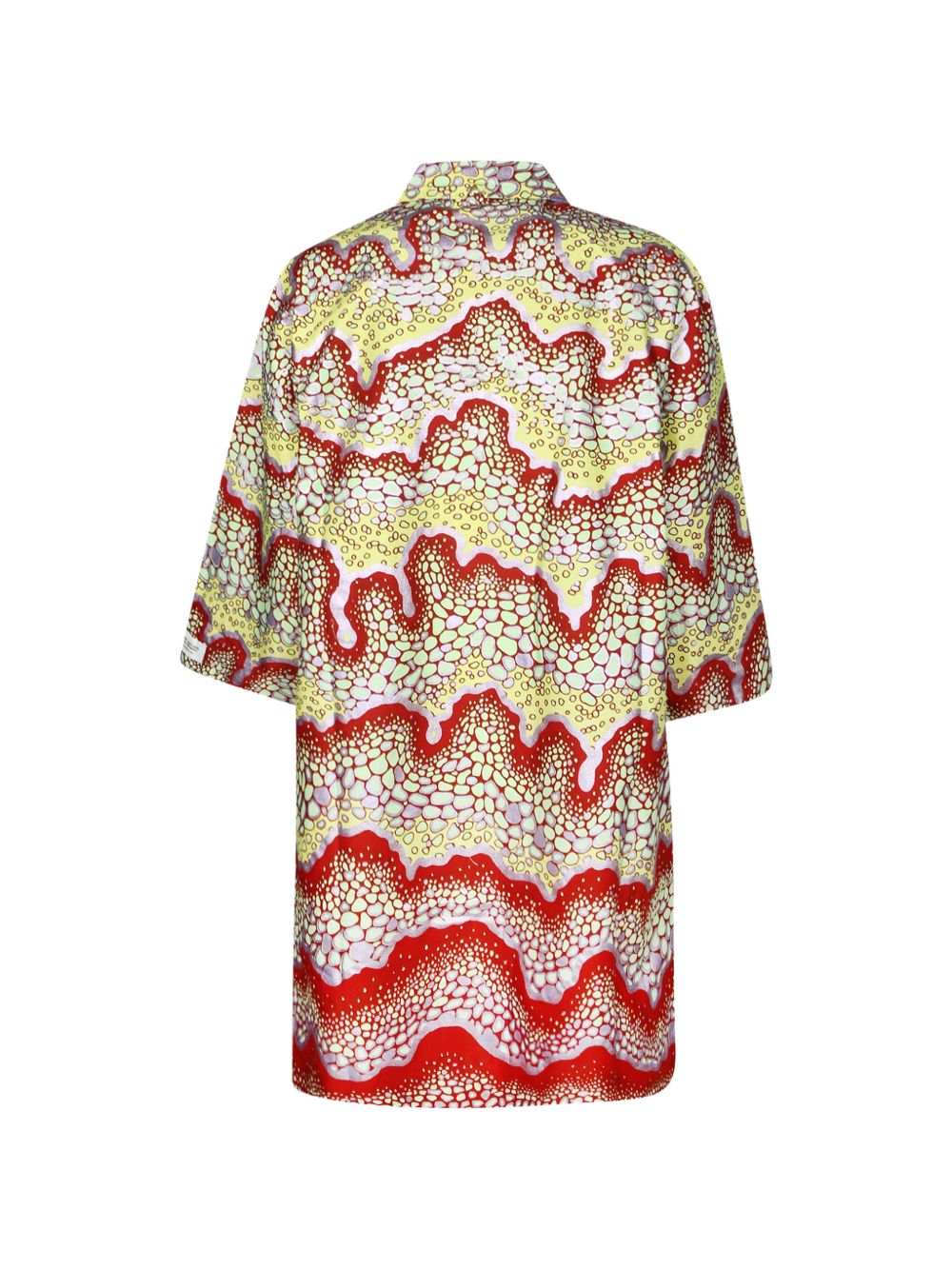 bubble waves print shirt dress VDAW00008  VLISCO 