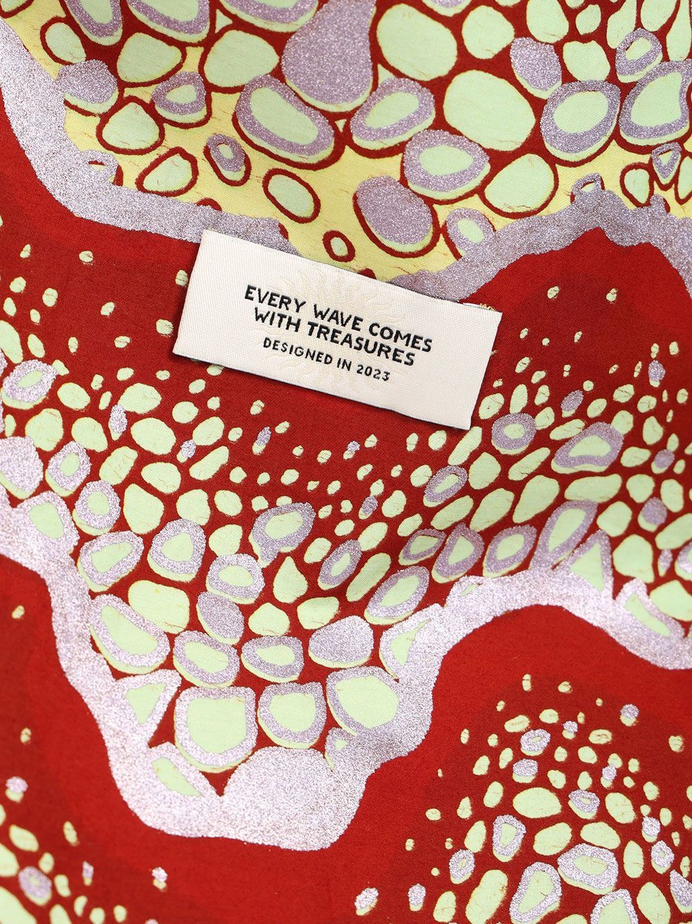 Bubble Waves Print pareo VDAW00048  VLISCO 