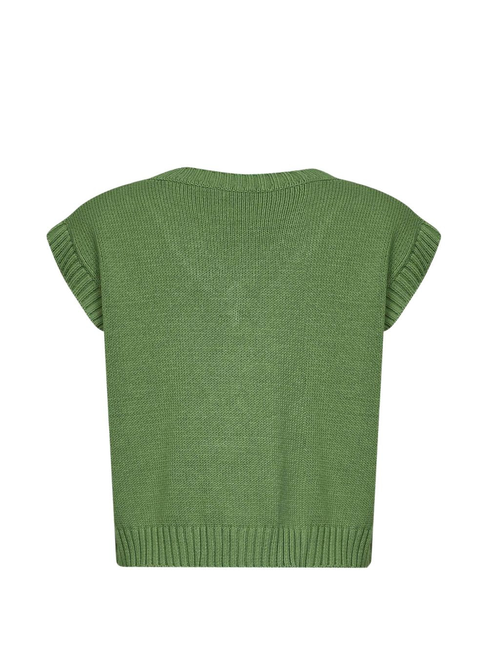Knitted vest with floral embroidery 2625356011 WKDALAMARO010 WEEKEND MAX MARA 