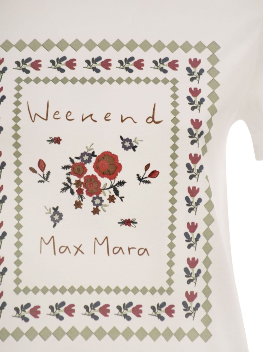 Printed crew-neck T-shirt 2625976041 WKDEDISON005 WEEKEND MAX MARA 