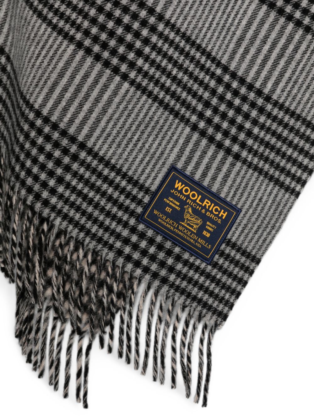 Check fringed cape CFWWAC2047FRUT5549 8324 WOOLRICH 
