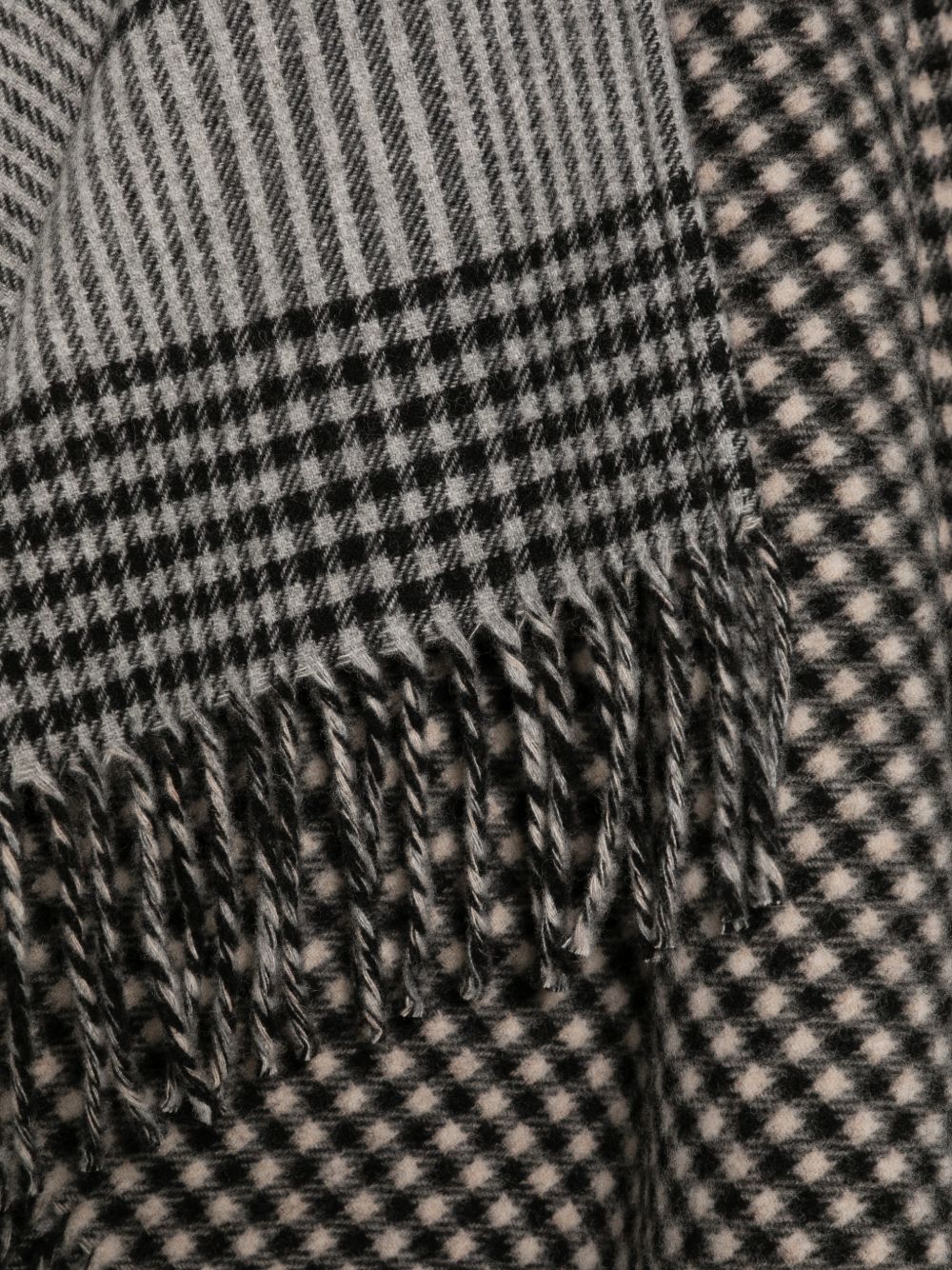Check fringed cape CFWWAC2047FRUT5549 8324 WOOLRICH 