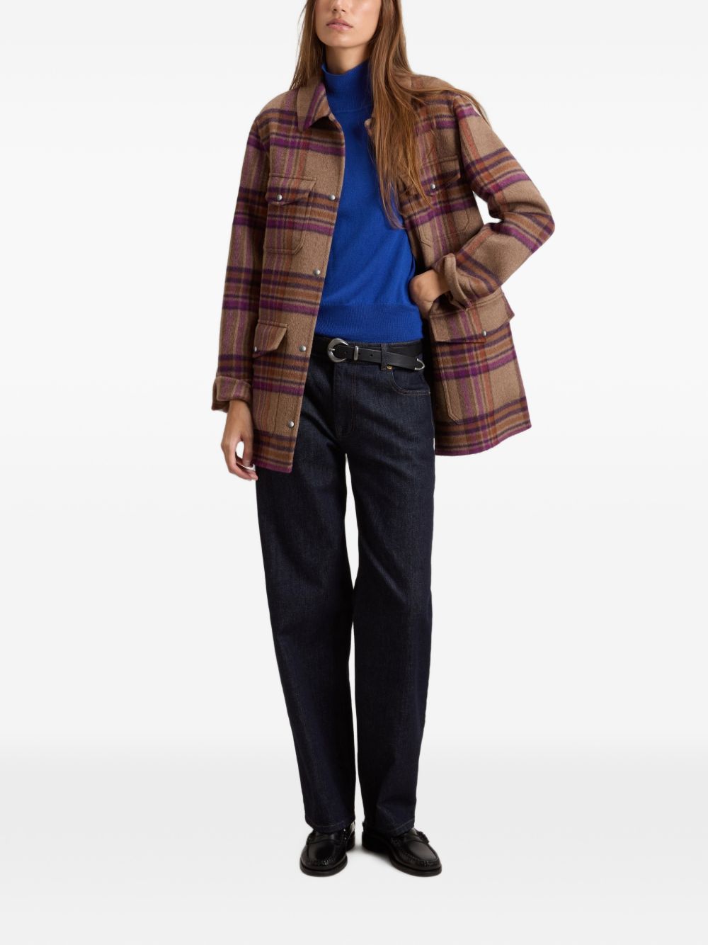 Snap-button pocket coat CFWWOS2037FRUT5417 7451 WOOLRICH 