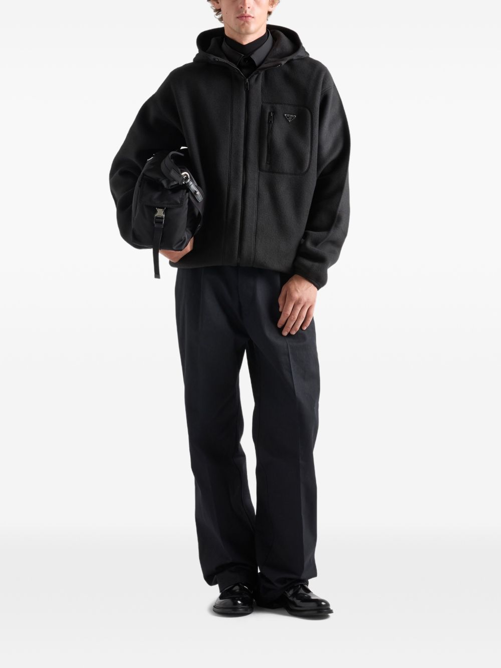 Fleece blouson jacket UJL77D60D9 S-OOOF0002 PRADA 