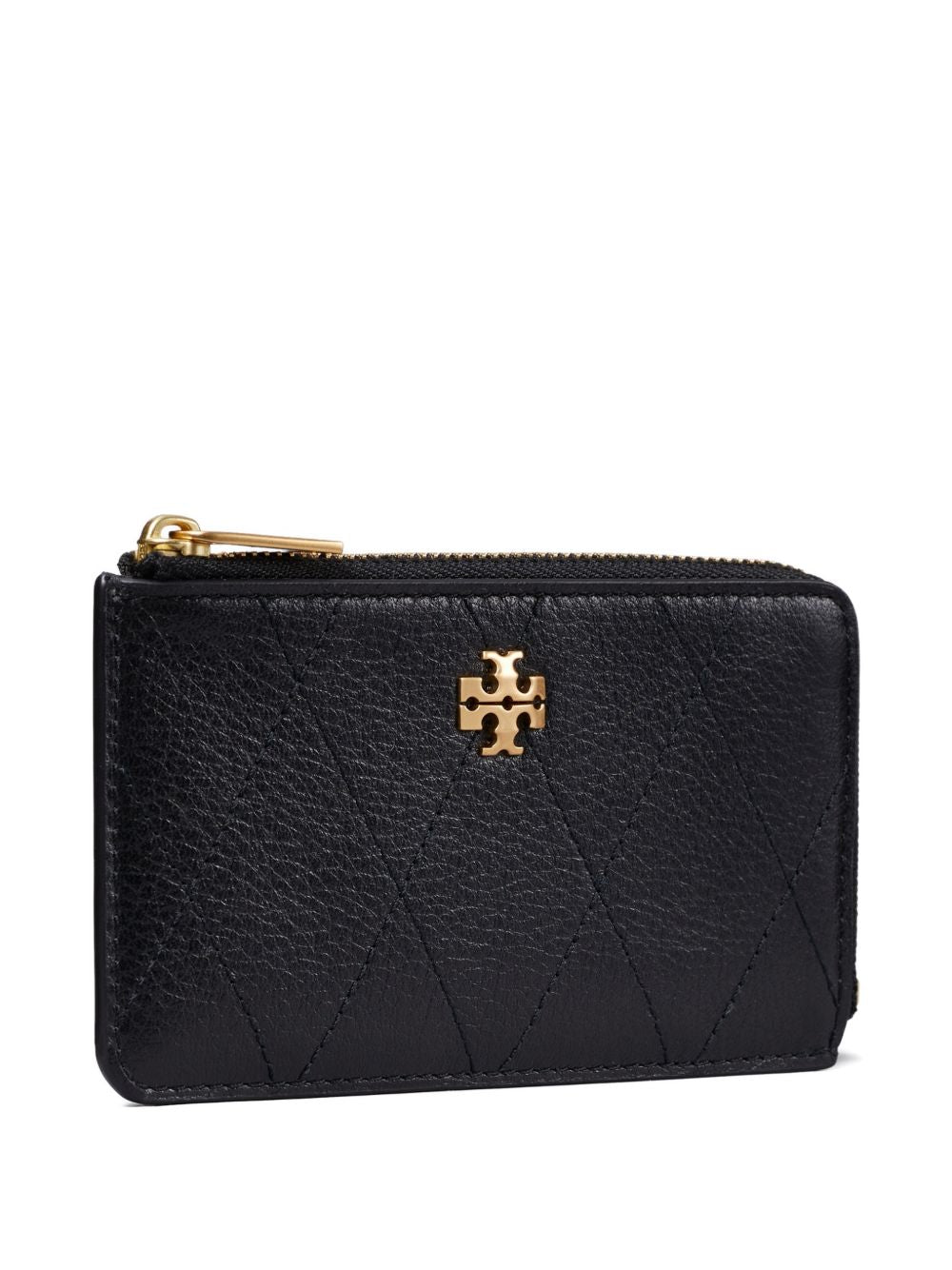 CHARLIE quilted zip card case 186054 001 TORY BURCH 