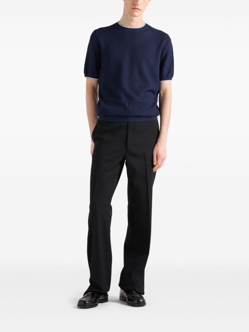 Short-sleeve sweater<BR/><BR/><BR/> UMF007 16XUF0008 PRADA 