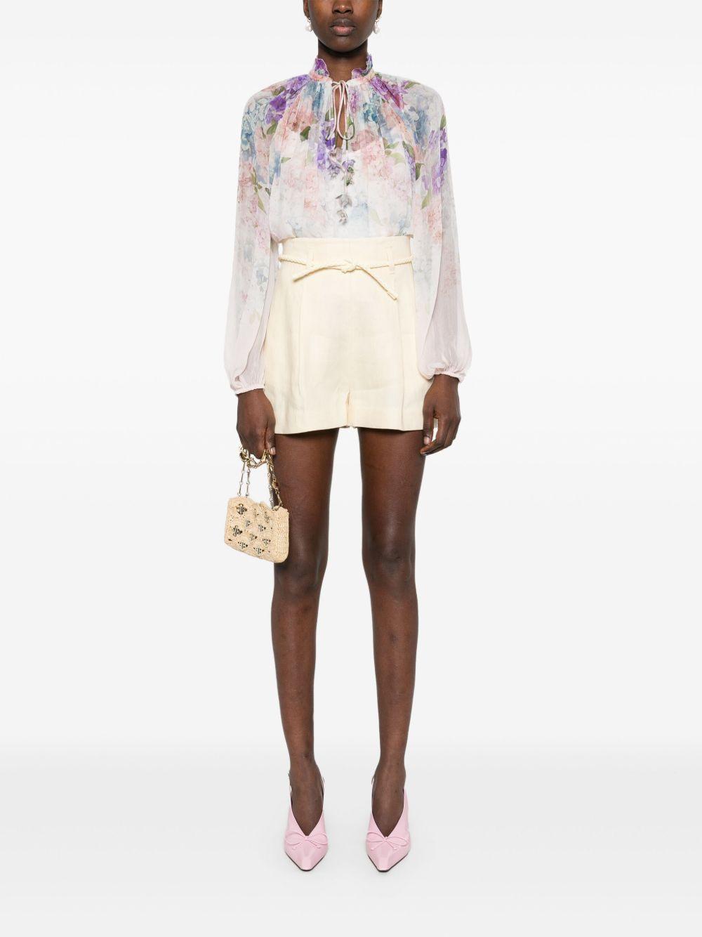Dawning blouse<BR/><BR/> 0991TS252 MULTI HYDRANGEA ZIMMERMANN 