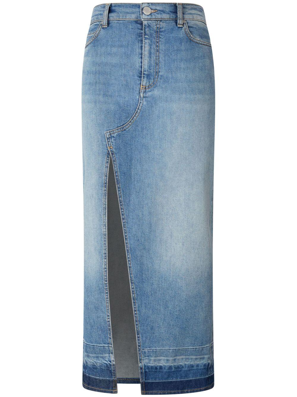 Denim maxi skirt<BR/><BR/><BR/> 104628 A2EAPJE PINKO 