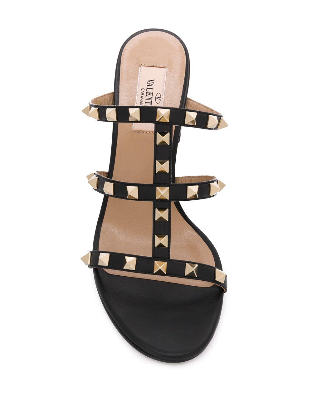 ROCKSTUD SLIDE SANDAL 60 MM 6W0S0C47VOD 0NO VALENTINO GARAVANI 