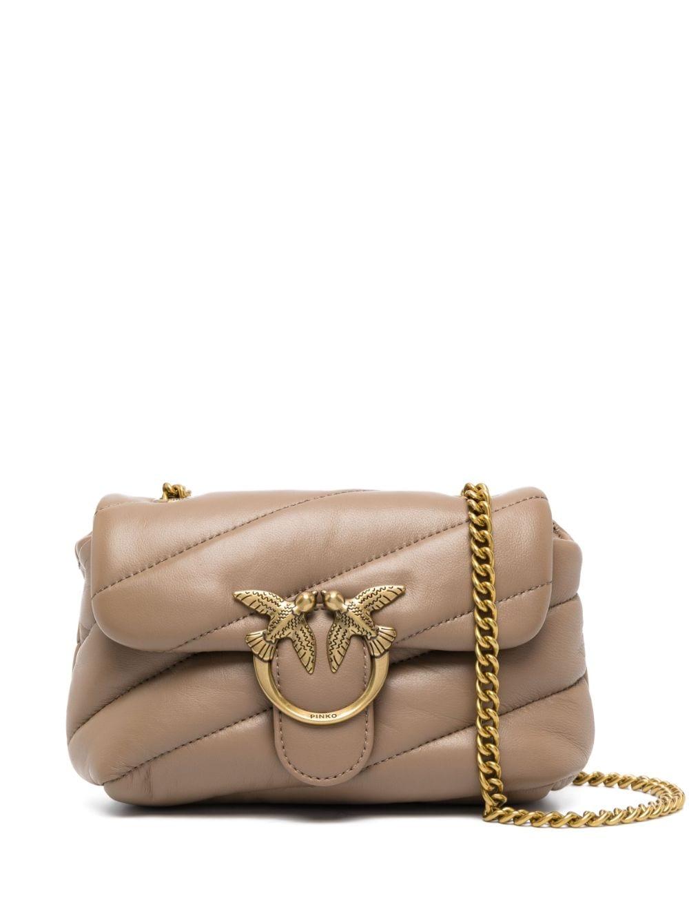 Love Baby padded leather bag 100040 A0F2D01Q PINKO 