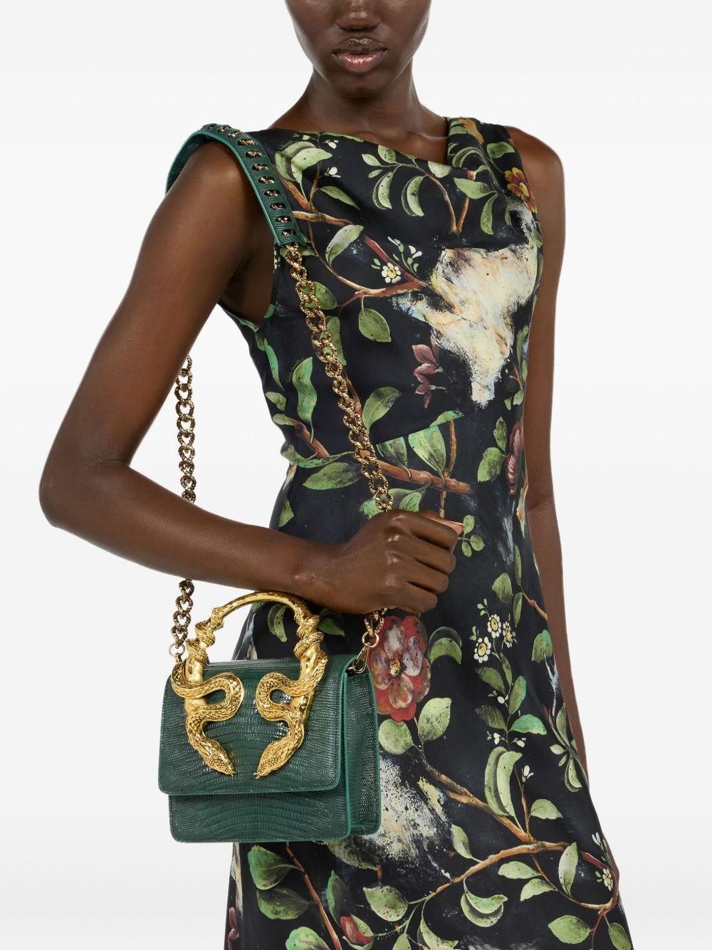 Green Bag With Snakes VWB001 PZ11904000 ROBERTO CAVALLI 