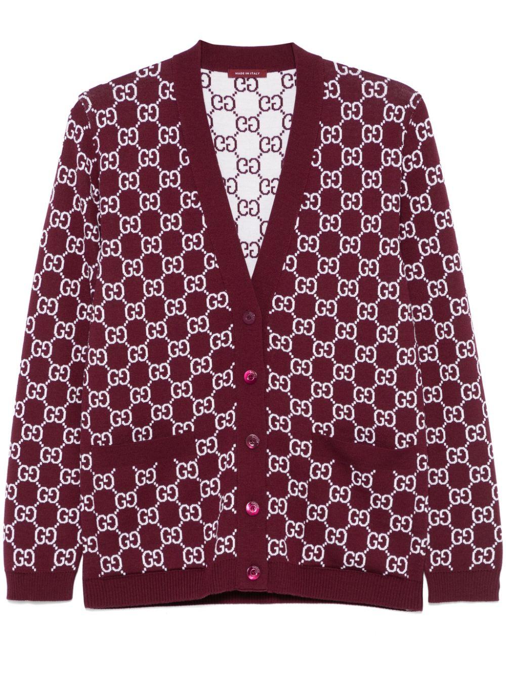 GG reversible cardigan<BR/><BR/><BR/> 798157 XKD8T6419 GUCCI 