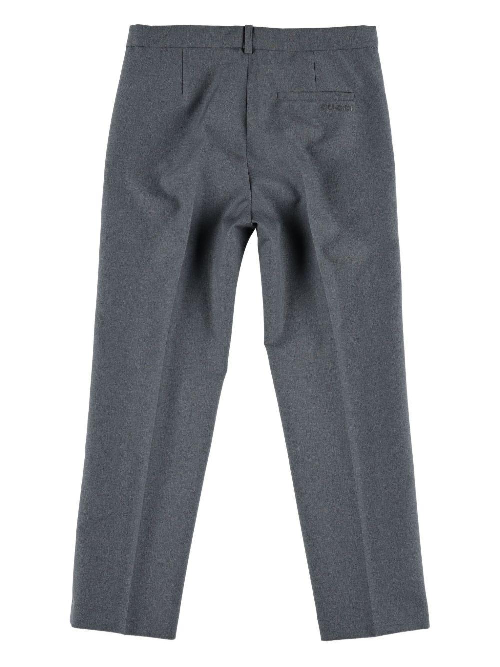 Trousers with Embroidered Logo<BR/> 831674 XWA1Z1401 GUCCI KIDS 