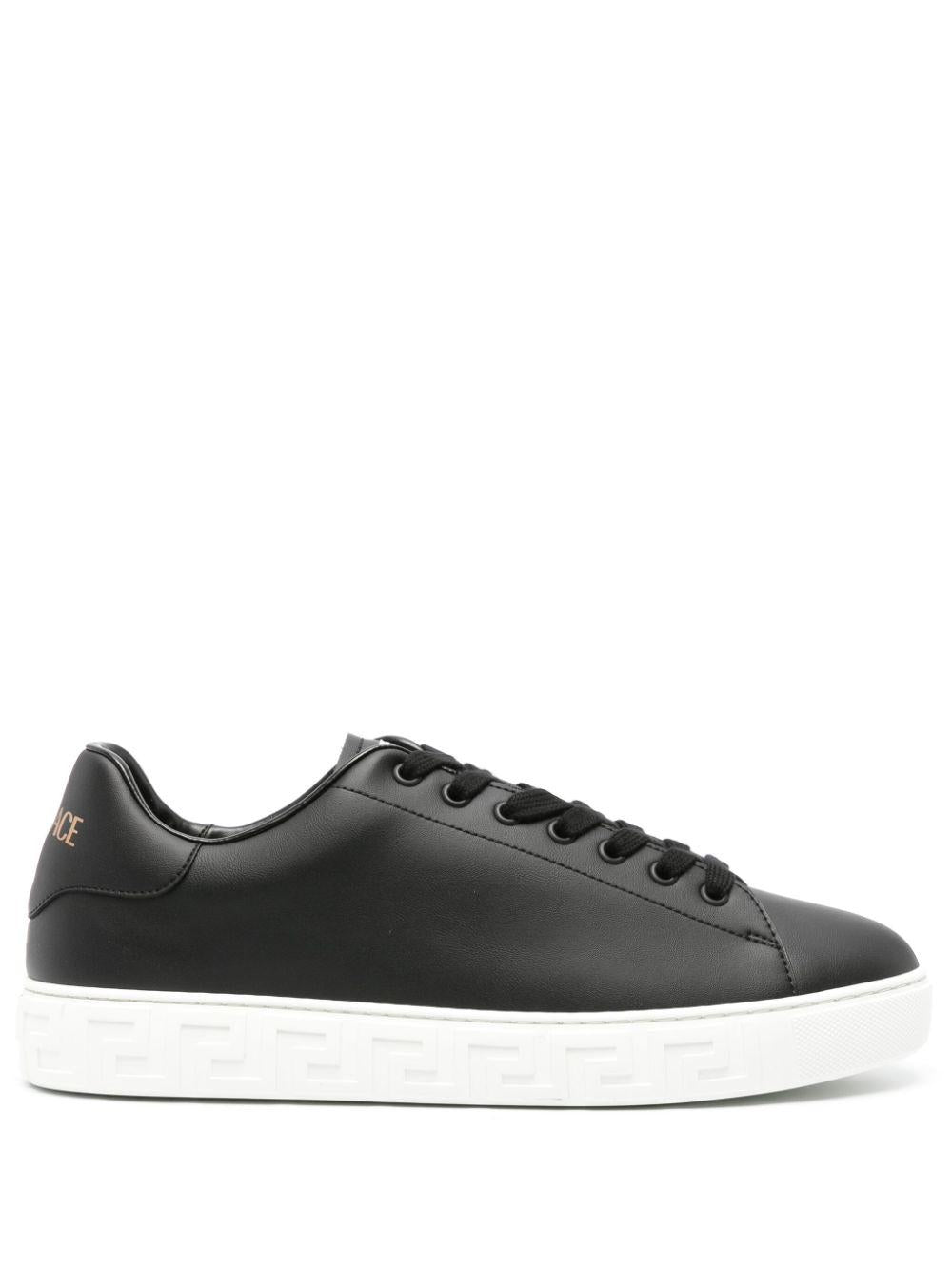 Greca faux-leather sneakers 1014460 1A096081B000 VERSACE 