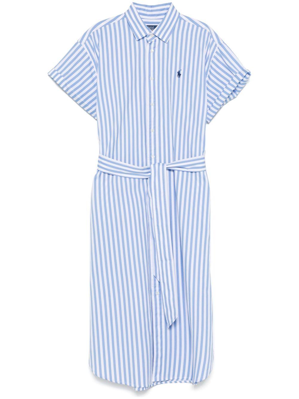 Striped shirt dress<BR/><BR/> 211959911001 1323C BLUE/WHITE STRIPE POLO RALPH LAUREN 