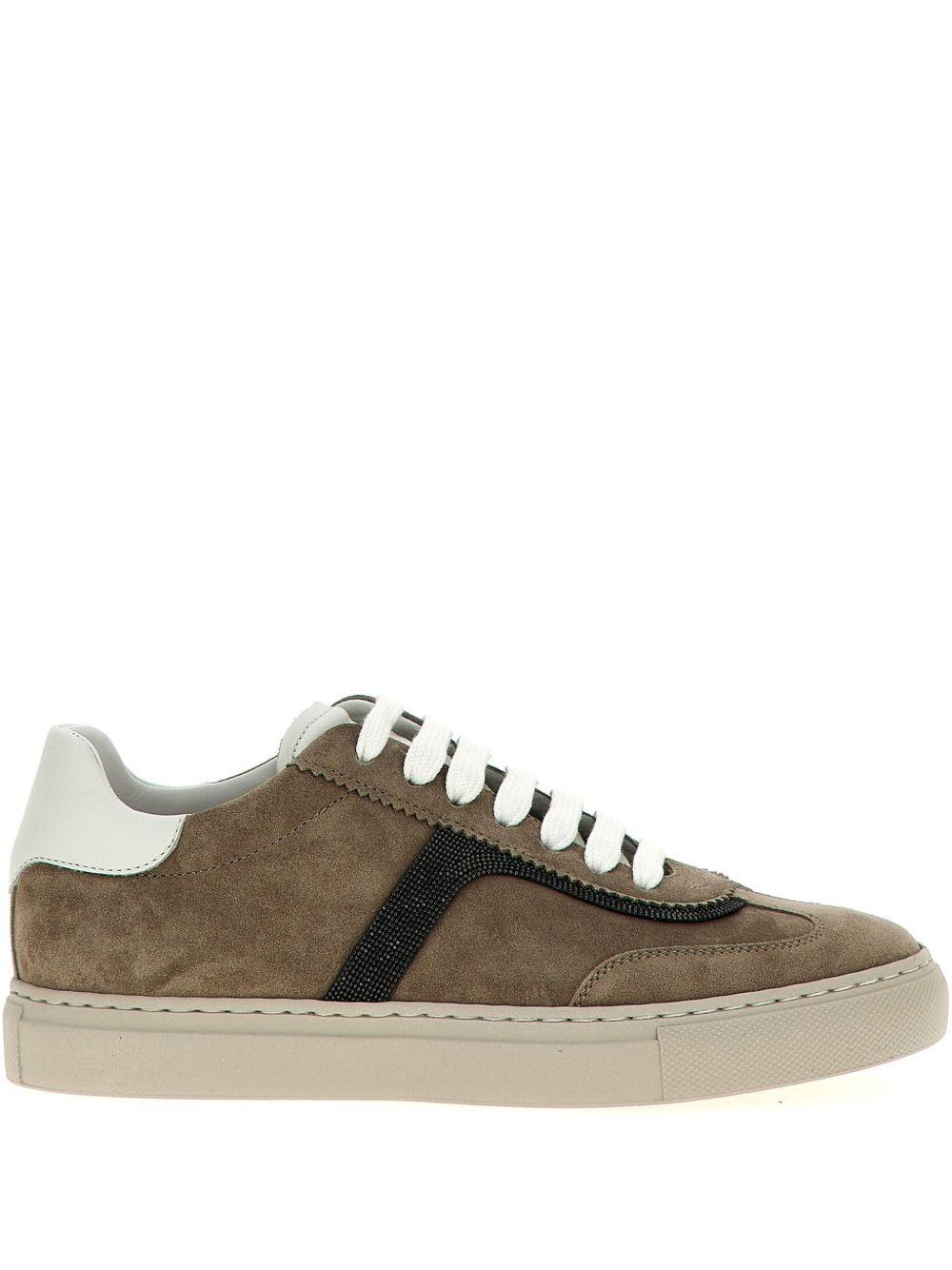 Monili-embellished sneakers<BR/><BR/><BR/> MZSFG2908 C5859 BRUNELLO CUCINELLI 
