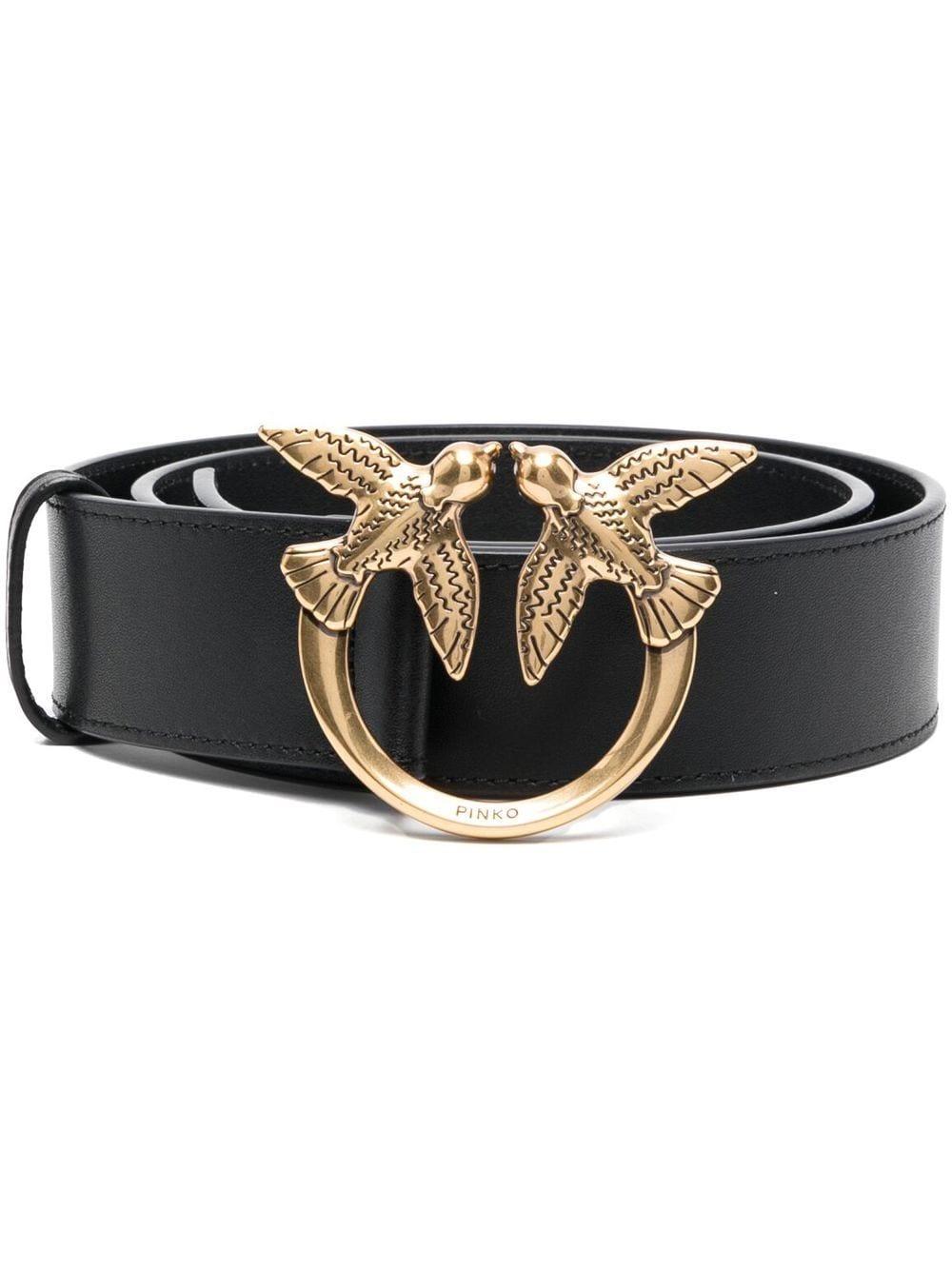 Gold logo belt 100120 A0F1Z99Q PINKO 