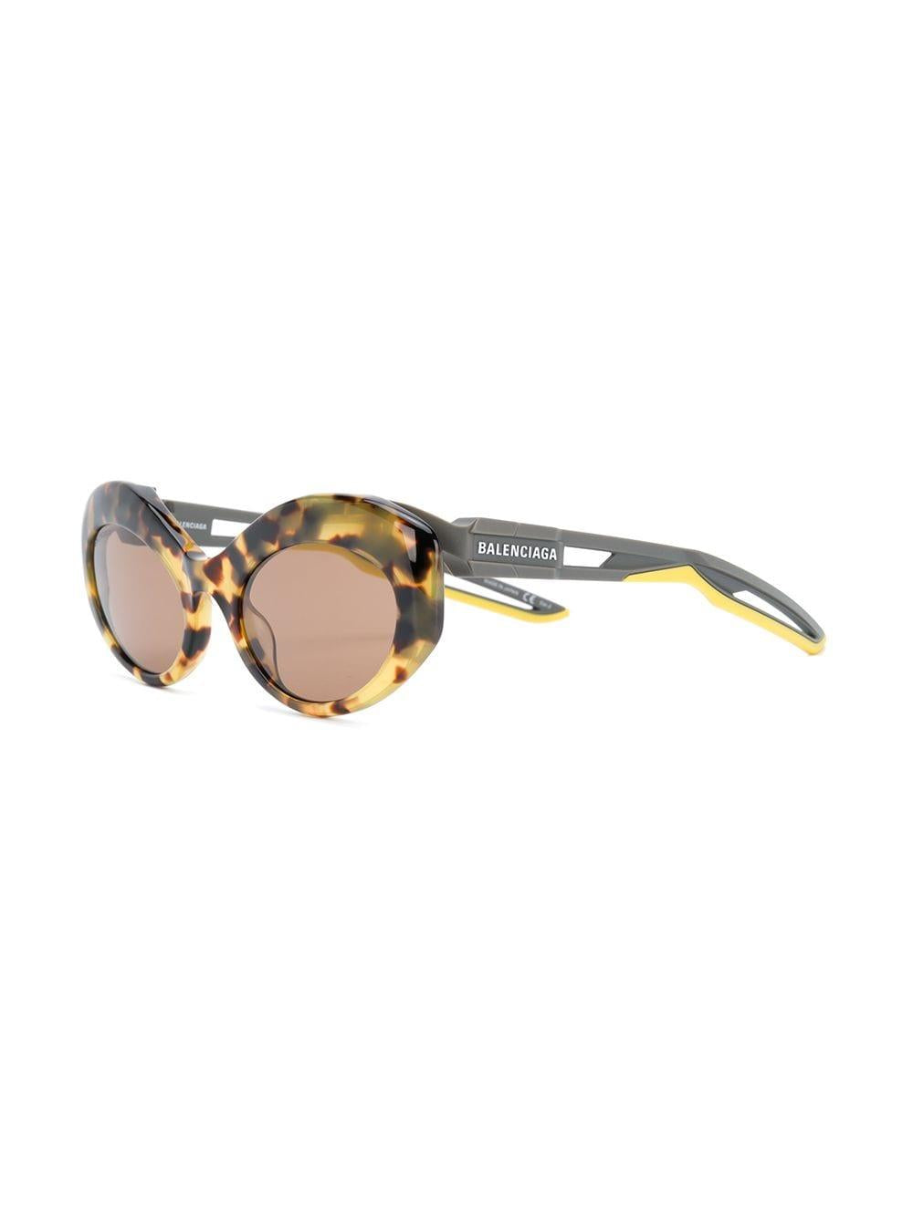 Hybrid oval sunglasses 584802 T00232229 BALENCIAGA 