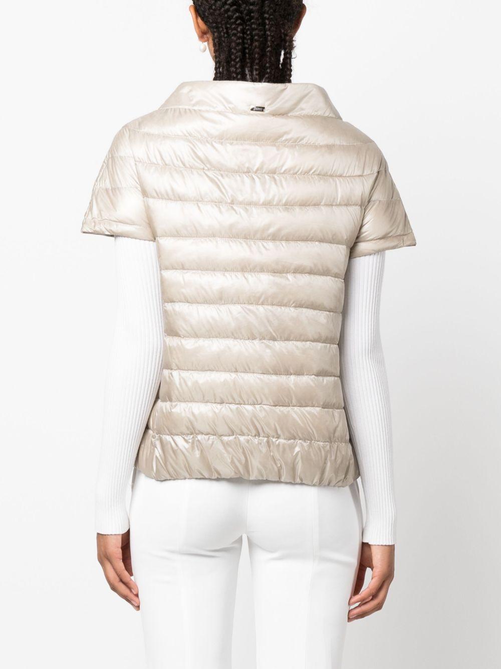 Margherita short-sleeve quilted jacket PI0003DIC 120171985 HERNO 