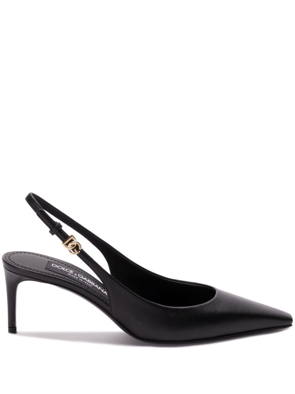 60mm slingback pumps<BR/><BR/><BR/> CG0805 A195380999 DOLCE & GABBANA 