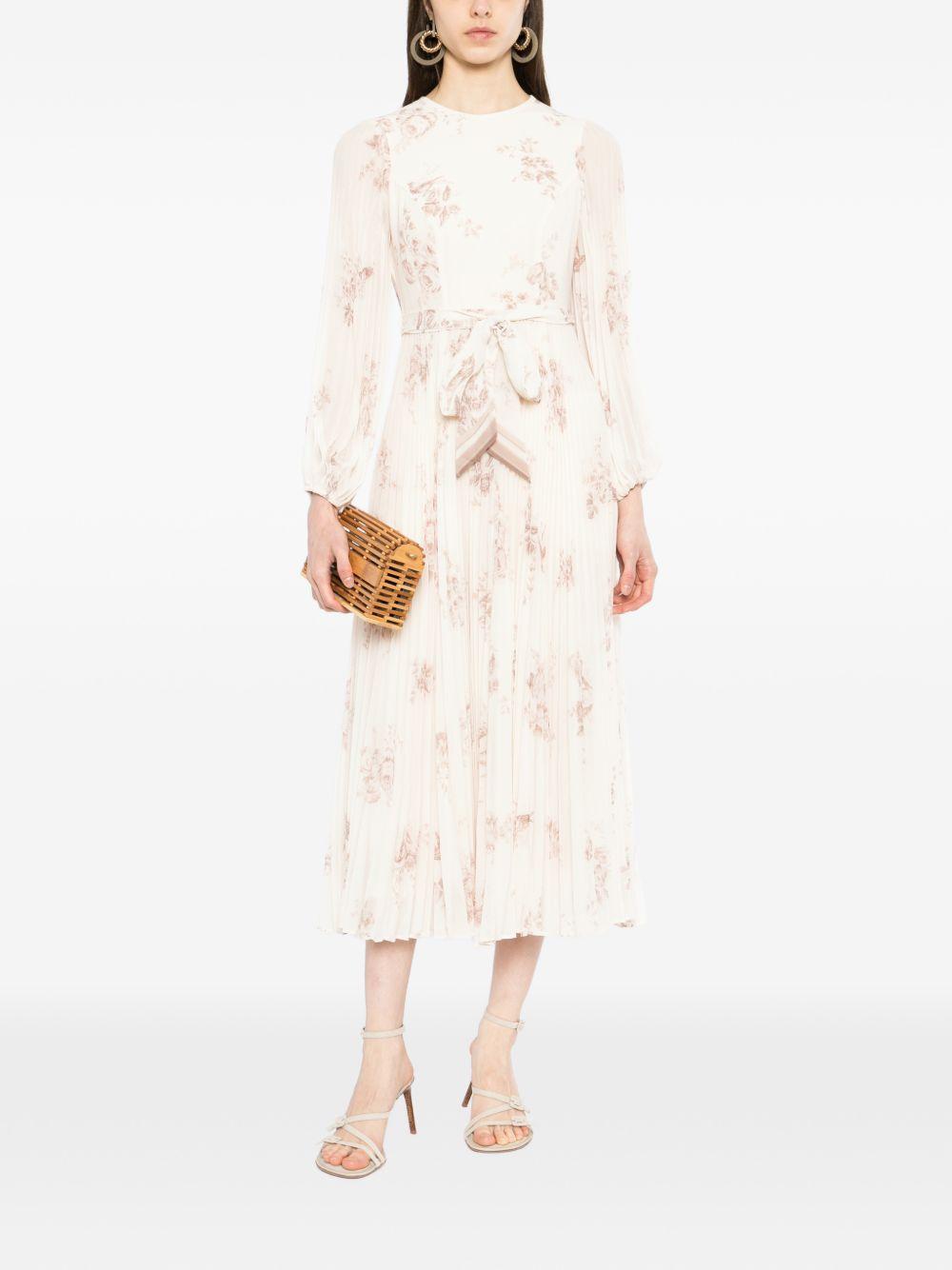Sunray Long Sleeve Dress 0581DS26R CRF ZIMMERMANN 