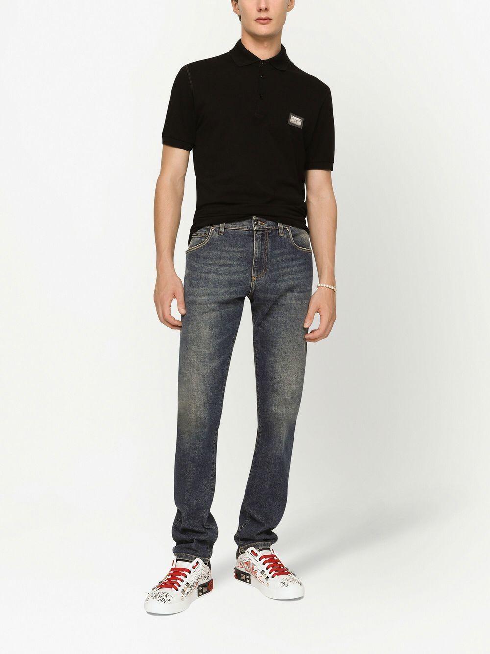 Logo-tag piqué polo shirt G8PL4T G7F2HN0000 DOLCE & GABBANA 