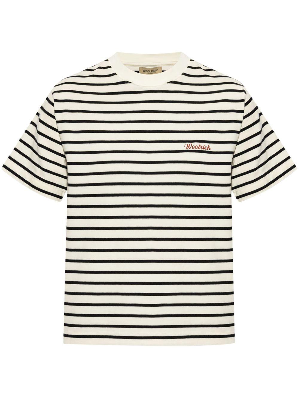 Striped T-shirt<BR/><BR/><BR/> CFWWTE0106FRUT4004 8679 WOOLRICH 